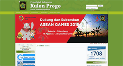 Desktop Screenshot of kulonprogokab.go.id