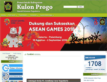 Tablet Screenshot of kulonprogokab.go.id